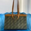 FI Peekaboo x Tote Bag Khaki For Women, Bags 15.7in/40cm FF 8BH374