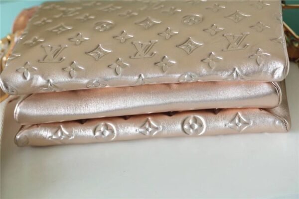 LV Coussin PM Bag Monogram For Women,  Shoulder And Crossbody Bag Taupe 10.2in/26cm LV?