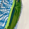 FI Mini Baguatte 1997 Blue Glazed Bag For Woman 19.5cm/7.5in