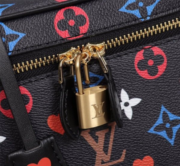 b313a019-60d1-44ea-83c4-916163f38fd1 LV Vanity PM Bag Game On Monogram Canvas Black By Nicolas Ghesquiere For Women, Women¡¯s Handbags, Shoulder And Crossbody 7.5in/19cm LV M57482