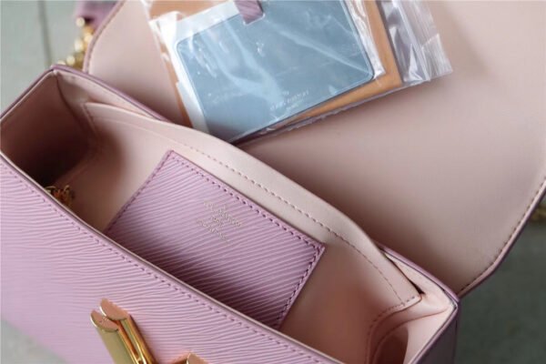 b31bb0f6 LV Twist MM Epi Guimauve Purple For Women, Shoulder And Crossbody Bags 9.1in/23cm LV