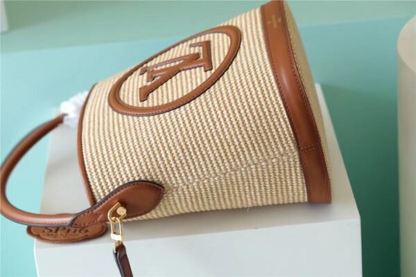 b331ca77 LV Petit Bucket Raffia Caramel Brown For Women, Women¡¯s Bags, Shoulder And Crossbody Bags 9.4in/24cm LV M59961