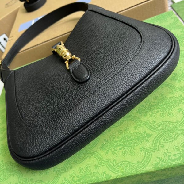 gg Jackie 1961 Small Shoulder Bag Black For Women, Women’s Bags 10.8in/28cm gg ?636709 10O0G 1000