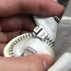 BAPE CITY CAMO HALF SHARK FULL ZIP HOODIE WHITE/BLACK