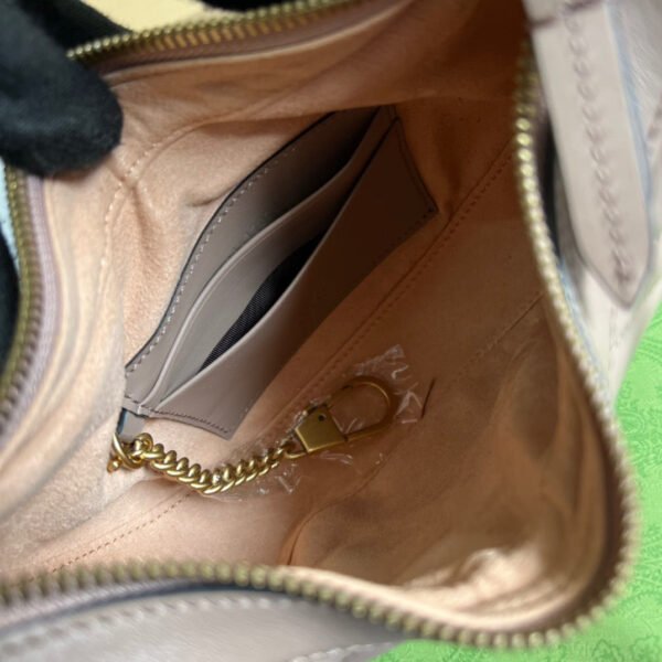 gg Marmont Half Moon Shaped Mini Bag Beige For Women, Women’s Bags 8.5in/22cm gg