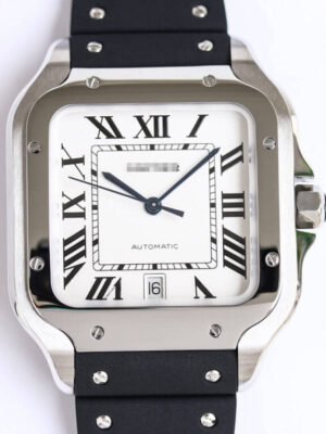 SANTOS WSSA0018 GF FACTORY V2 BLACK RUBBER STRAP