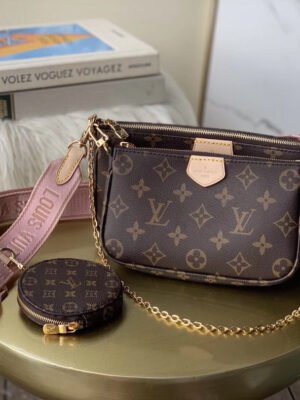 LV Multi Pochette Accessoires Monogram Canvas For Women,  Shoulder And Crossbody Bags 24cm LV M44840
