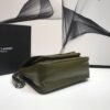 YSSL Niki Medium Chain Bag In Crinkled Vintage Green For Women 11in/28cm YSL 6331581YG041229