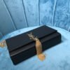 b5c501a6 YSSL Kate Medium Chain Bag With Tassel In Grain De Poudre Black For Women 9.4in/24cm YSL 354119BOW0J1000
