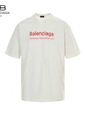 Balenciaga Stencil Logo T-Shirt (White)