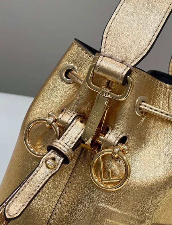 FI Mon Tresor Gold For Women, Handbags, Shoulder And Crossbody Bags 7in/18cm FF 8BS010AK61F1GNN