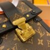 LV Pochette Trunk Verticale Monogram Canvas Black For Women, WoChain Wallet 6.9in/18cm LV M63913