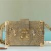 LV Petite Malle High Shiny Alligator By Nicolas Ghesquiere Gold For Women,  Shoulder And Crossbody Bags 7.9in/20cm LV?