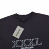 BALENCIAGA XXXL LOGO T-SHIRT BLACK
