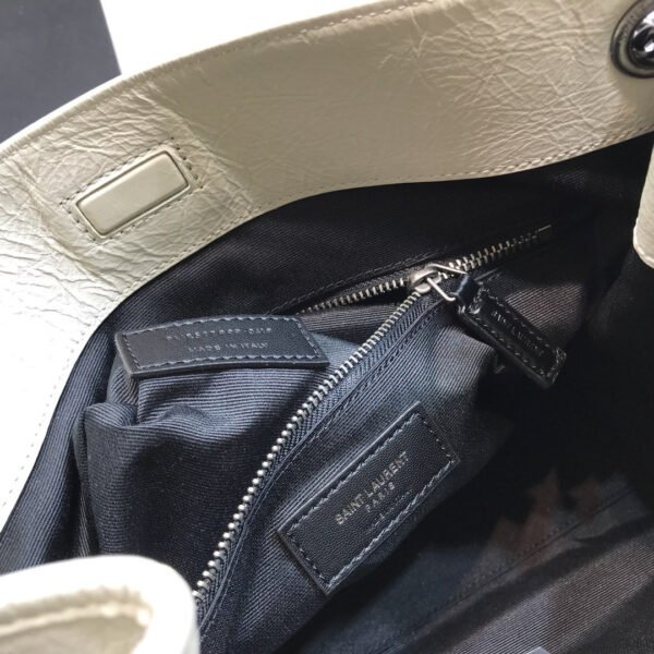 YSSL Niki Medium Shopping Bag White For Women 12.6in/32cm YSL?