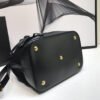 YSSL All-Over Monogram Bucket Bag Black For Women 10.5in/27cm YSL?
