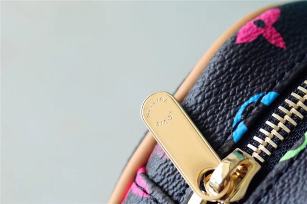 LV Rift Bag Monogram Multicolore Canvas Black For Women, Women¡¯s Handbags, Shoulder And crossbody Bags 5.7in/13.5cm LV