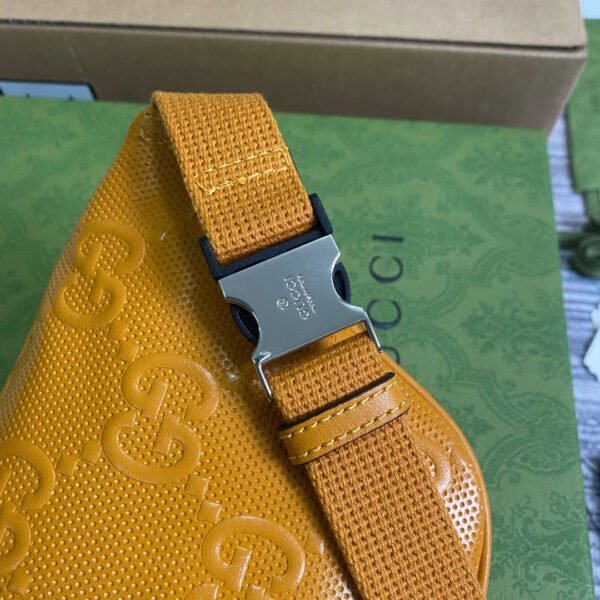 gg Embossed Belt Bag Yellow gg Embossed For Men? 9.1in/23cm gg?