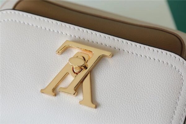 LV Lockme Tender White For Women, Women¡¯s Handbags, Shoulder And Crossbody Bags 7.5in/19cm LV