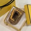 FI First Mini Brown Mink Bag For Woman 11.5cm/4in