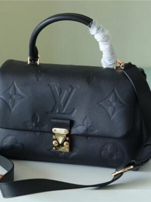 LV Madeleine MM Monogram Empreinte Black For Women,  Shoulder and Crossbody Bags 11.8in/30cm LV M45976
