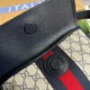 gg Ophidia Belt Bag Beige And Blue gg Supreme Canvas For Men? 8.7in/22cm gg 674081 96IWN 4076