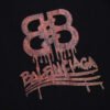 BALENCIAGA LOGO T-SHIRT BLACK