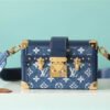 ba64653d LV Petite Malle Jacquard Since 1854 Blue For Women, Women¡¯s Handbags, Shoulder Bags And Crossbody Bags 7.5in/19cm LV?