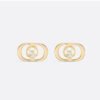 18K CD Petit Jolie Mini Stud Earrings