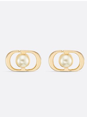 18K CD Petit Jolie Mini Stud Earrings