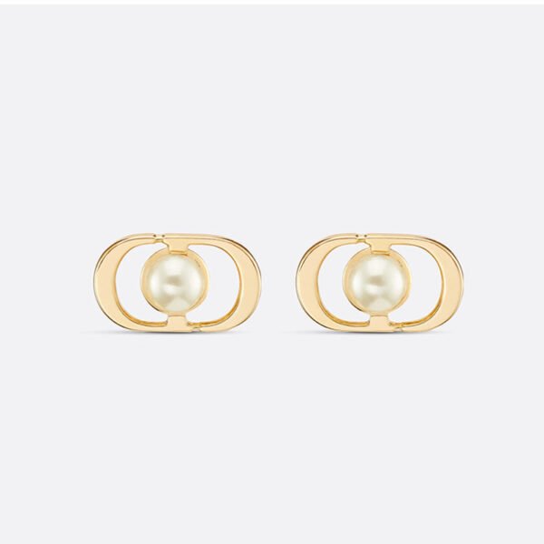 18K CD Petit Jolie Mini Stud Earrings
