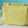 LV Micro Metis Monogram Empreinte Yellow For Women, Women¡¯s Handbags, Shoulder And Crossbody Bags 5.5in/14cm LV M81407