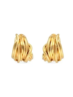 18K BB Wire Earrings