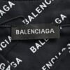 Balenciaga All-Over Logo Print Shirt (Black)