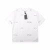 Balenciaga Allover Logo Print T-Shirt - White