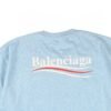 Balenciaga Basic Logo T-Shirt - Light Blue