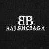 balenciaga-bb-logo-black-polo-shirt-612917 Balenciaga BB Logo Black Polo Shirt
