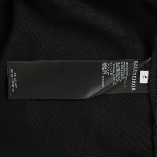 balenciaga-bb-logo-black-polo-shirt-726446 Balenciaga BB Logo Black Polo Shirt