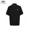 balenciaga-bb-logo-black-polo-shirt-890779 Balenciaga BB Logo Black Polo Shirt