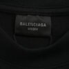 Balenciaga Black T-Shirt with EREWHON Graphic