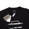 BALENCIAGA METALLIC DESIGN T-SHIRT BLACK