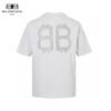 Balenciaga Crystal Logo T-Shirt in White