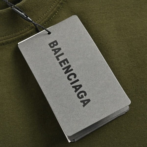 balenciaga-design-team-t-shirt-olive-green-774154 Balenciaga Design Team T-Shirt (Olive Green)