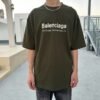 balenciaga-design-team-t-shirt-olive-green-916909 Balenciaga Design Team T-Shirt (Olive Green)