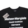 BALENCIAGA DESIGNER NAMES T-SHIRT BLACK