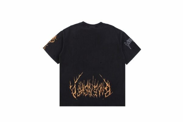 BALENCIAGA DEVIL'S EIFFEL TOWER GRAPHIC T-SHIRT BLACK