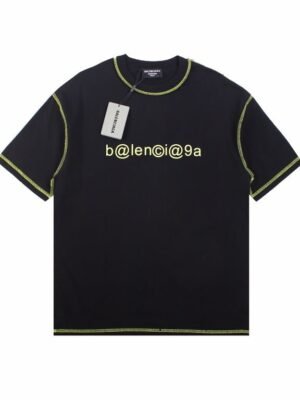 Balenciaga Digital Age Logo T-Shirt - Black