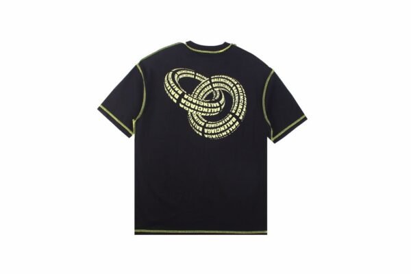 Balenciaga Digital Age Logo T-Shirt - Black