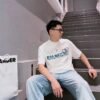 Balenciaga Distorted Logo T-Shirt
