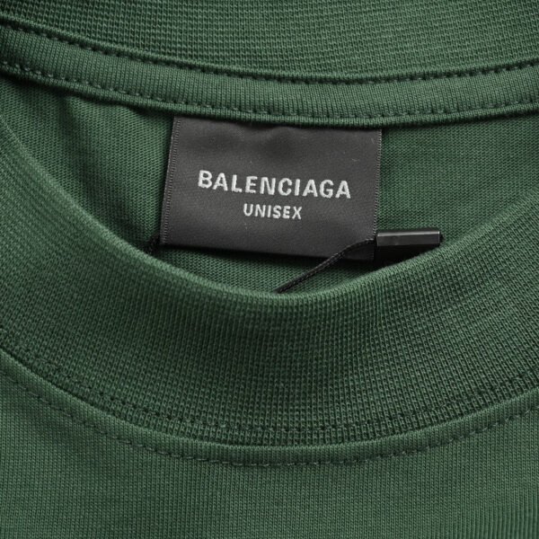 Balenciaga Distorted Logo T-Shirt (Green)